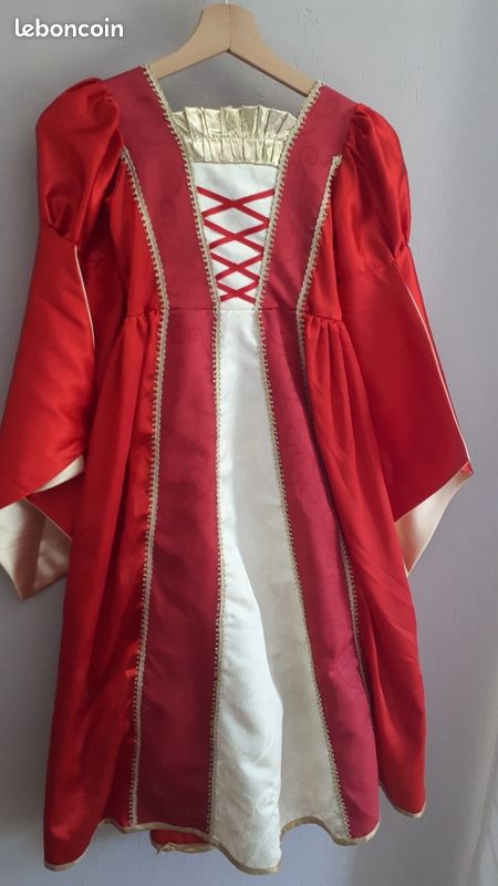 Déguisement princesse rouge et or Oxybul enfant Jeux Jouets