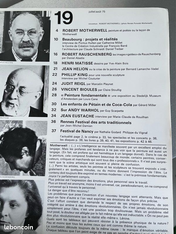 Art Press n°19 - 1975 (image 2)