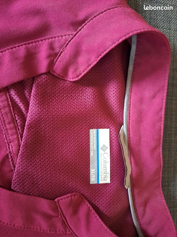 Chemise Columbia PFG Femme 3X Rose - Manches Longues, Poches, Dos Ventilé - Excellent état