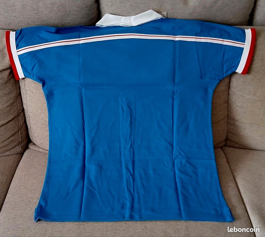 Maillot Équipe De France Vintage – Style Collector Et Rétro – Neuf Avec étiquettes
