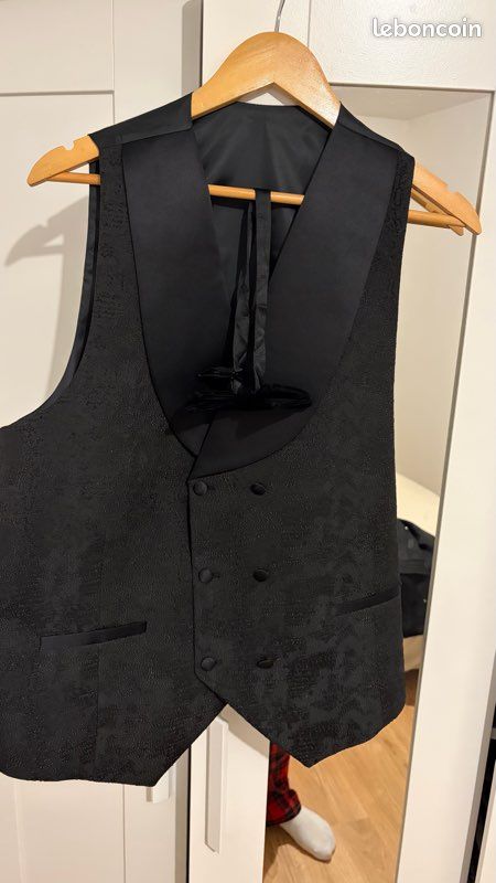 Costume de marié sur mesure – taille 52 – porté une fois (image 9)