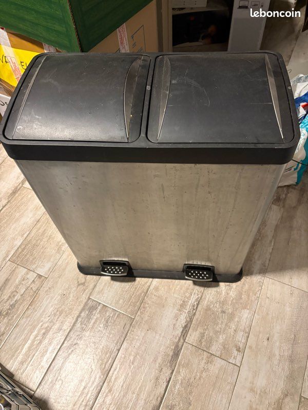 Poubelle double 20l + 20l (image 1)