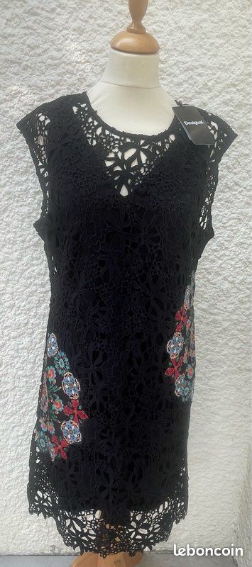 Robe Desigual Multicolore Taille XXL (44) - Coton - Style été Printemps