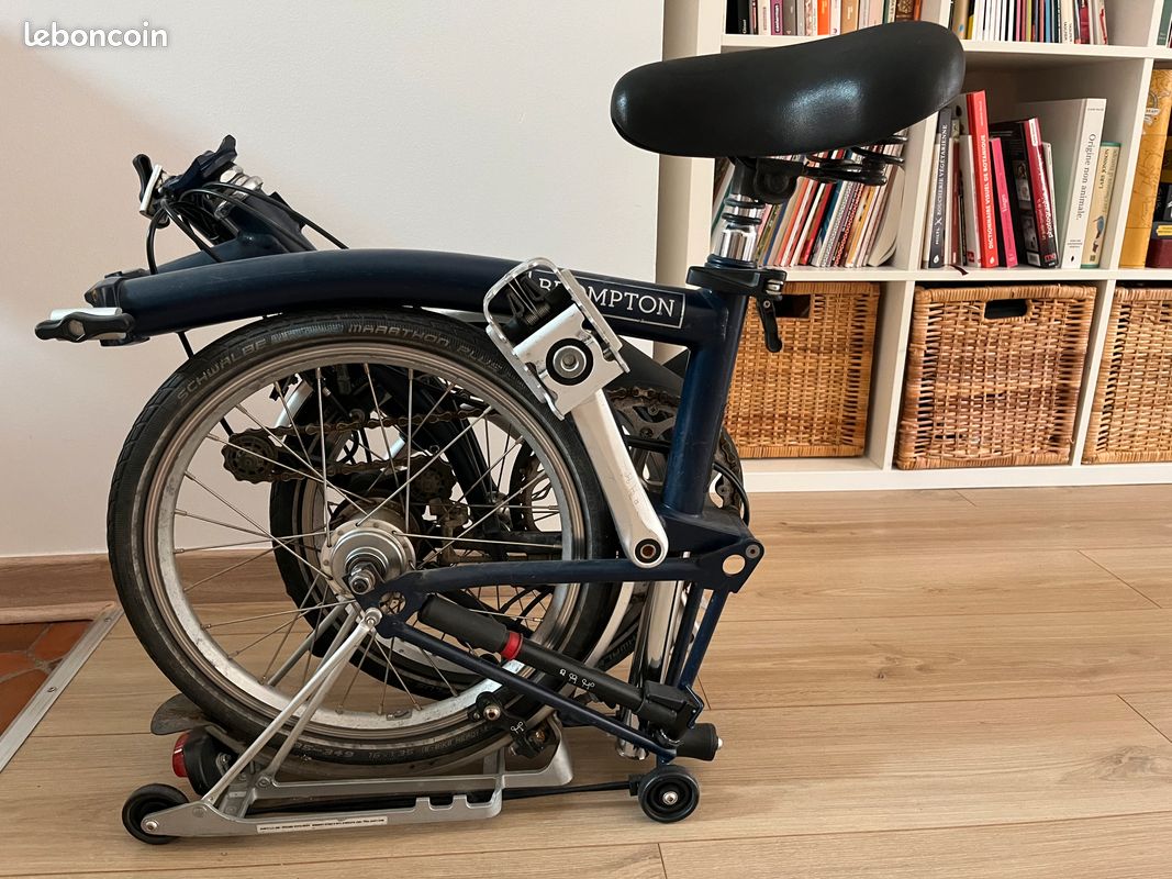 Brompton - C-Line M6L Bleu (porte bagage + Marathon Plus) (image 2)