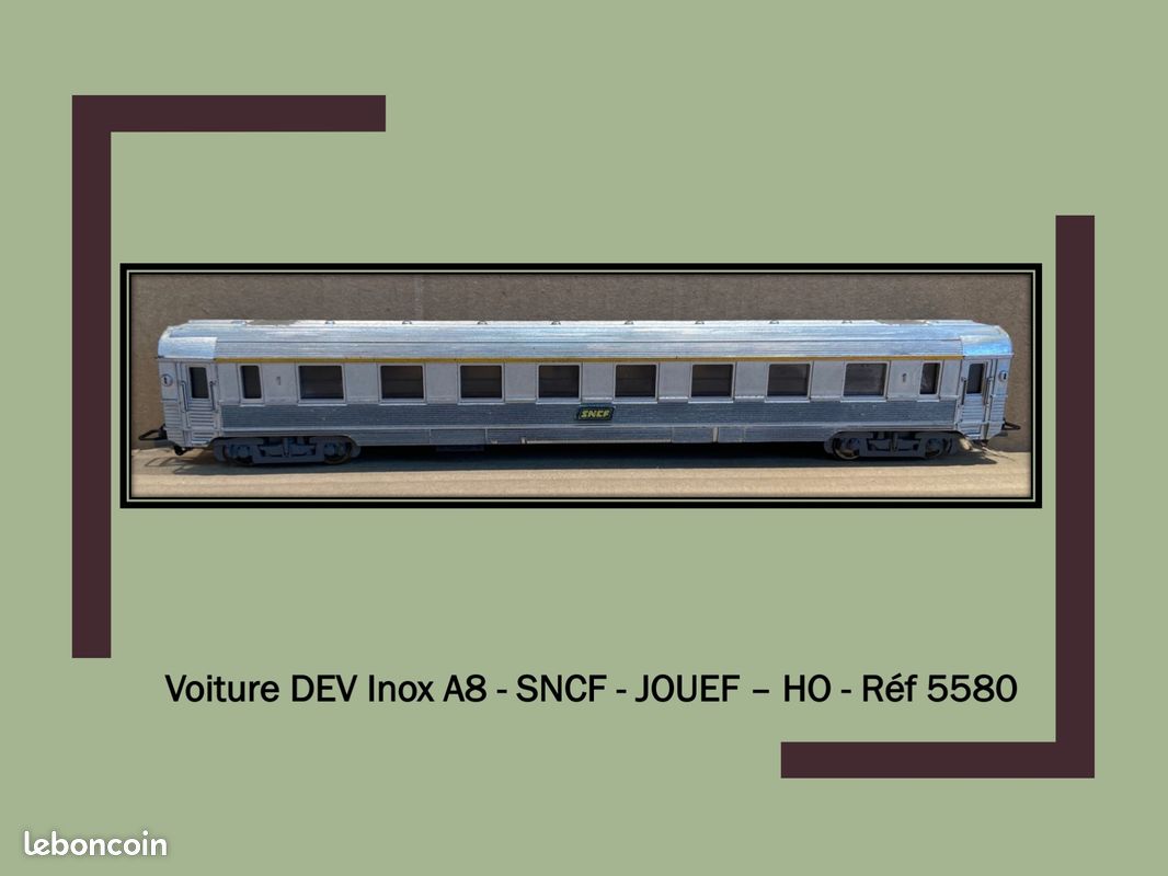 JOUEF 525100 (x2) Voitures DEV INOX RARE