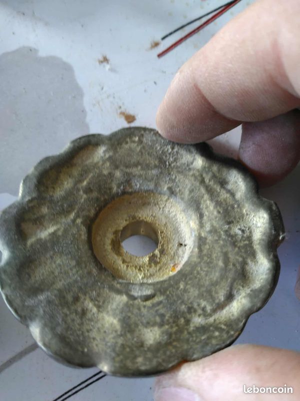 ANCIENNE POIGNÉE de porte en bronze,serrure clenche heurtoir EUR 30,00