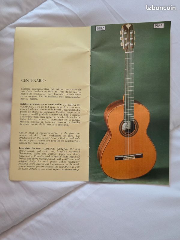 Guitare concert Ramirez double table " De Camara" (image 16)