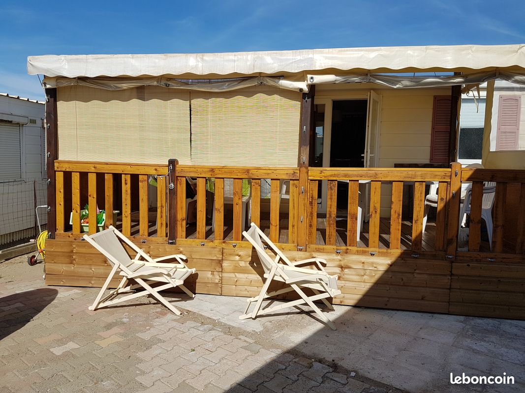 Vente Mobil Home Camping Pech Rouge Gruissan Mobil homes pour 10 pers à Gruissan au bord de la plage - Campings
