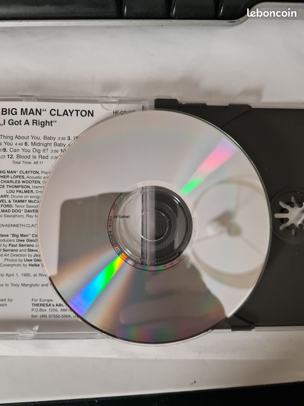 Cd blues boogie cd steve big man clayton i got a right (image 4)