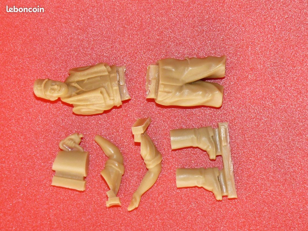 CRAZE Soldat en résine 1/35 sans coloriage Soldat de tir 821 groupe de 2 personnes