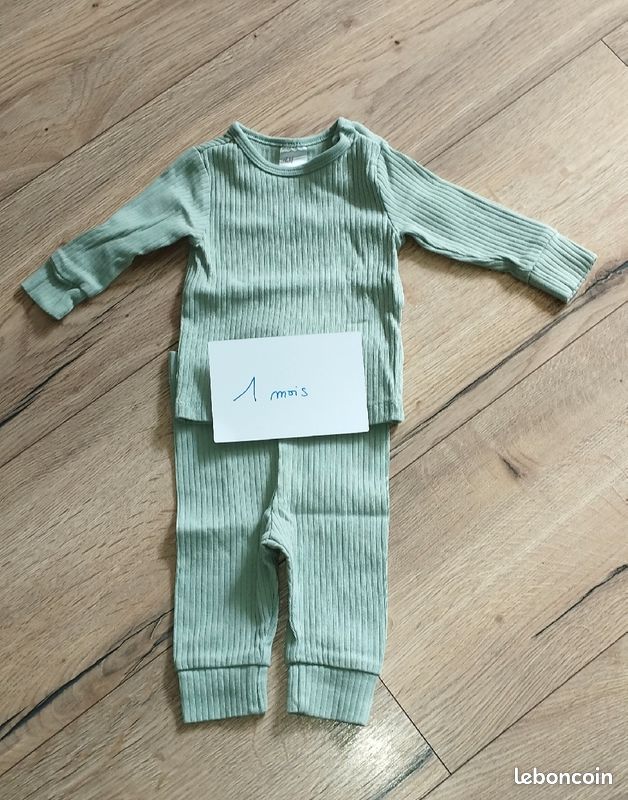 Lot De Vêtements Bébé Unisexe Taille 0-3 Mois - Marques H&M, Next, George, Occasion Très Bon état