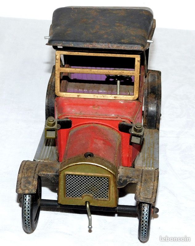 JOUET MECANIQUE ANCIEN tole peinte sous marin BING germany debut XX eme TTBE EUR 220,00 - FR