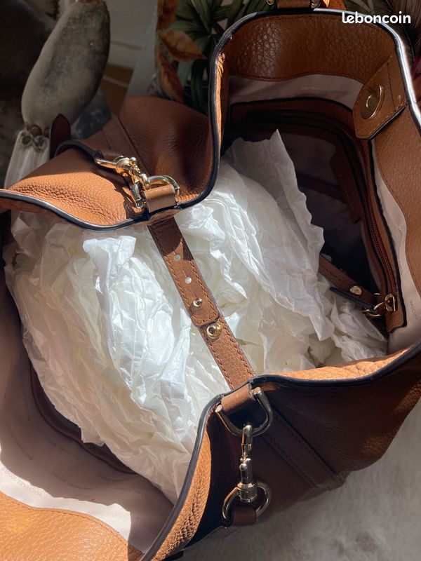 Sac cuir Camel Michael kors (image 5)