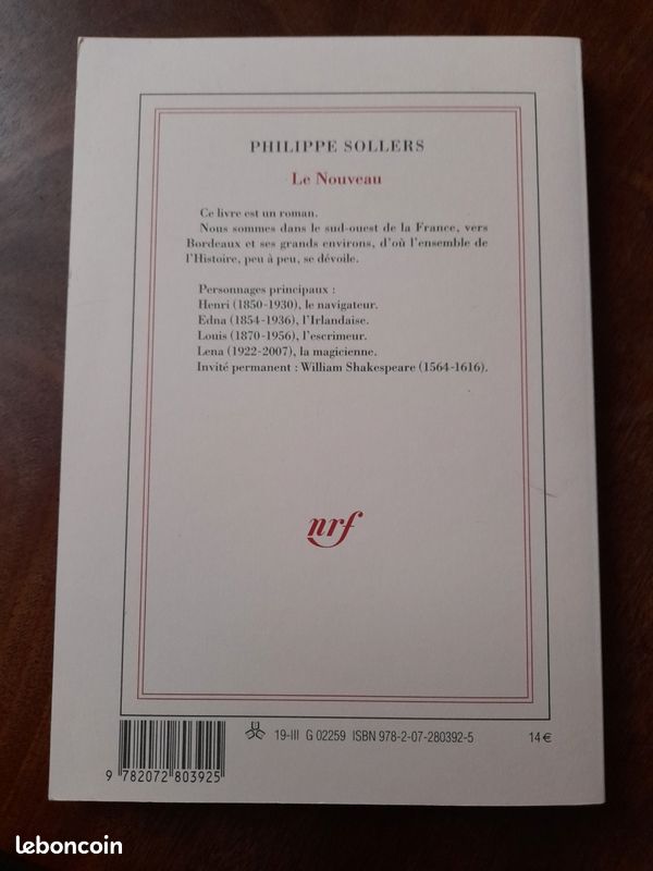 Le nouveau de Philippe Sollers (image 3)