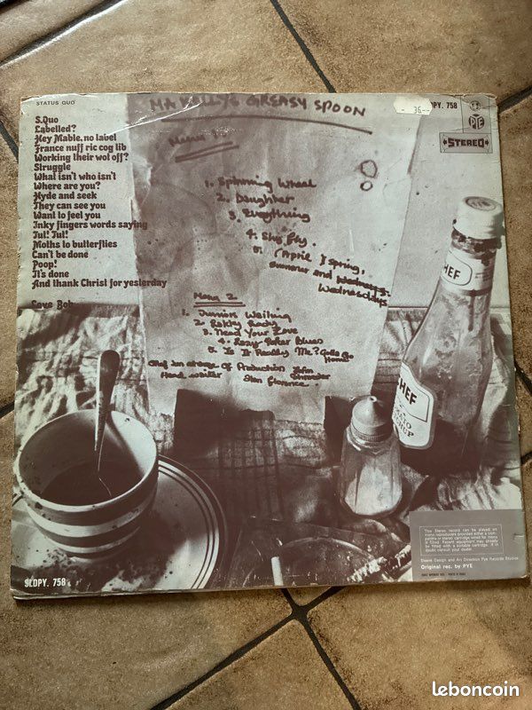 Status Quo – Ma Kelly’s Greasy Spoon – Vinyle Rock 1970 (Pye Records) (image 2)