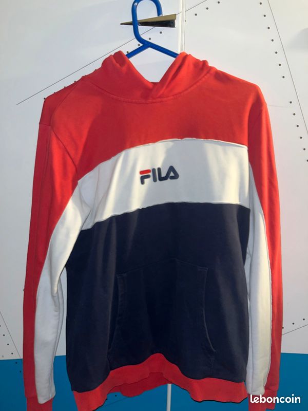 Vetements Pull Fila Sans Capuche Sweat-shirt Stretch Noir Fila
