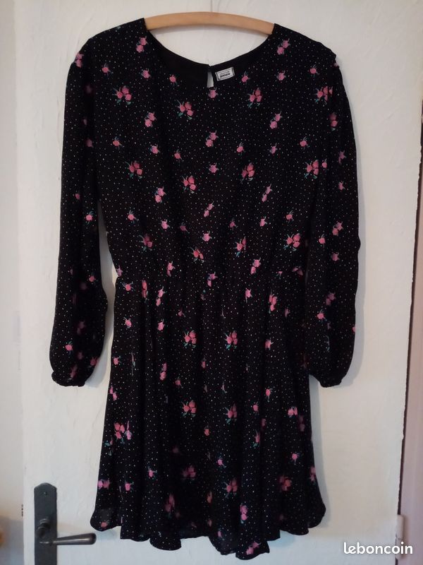 Pimkie Robe Longue Noir Fleuri Robe Fleurie Purchases Pimkie