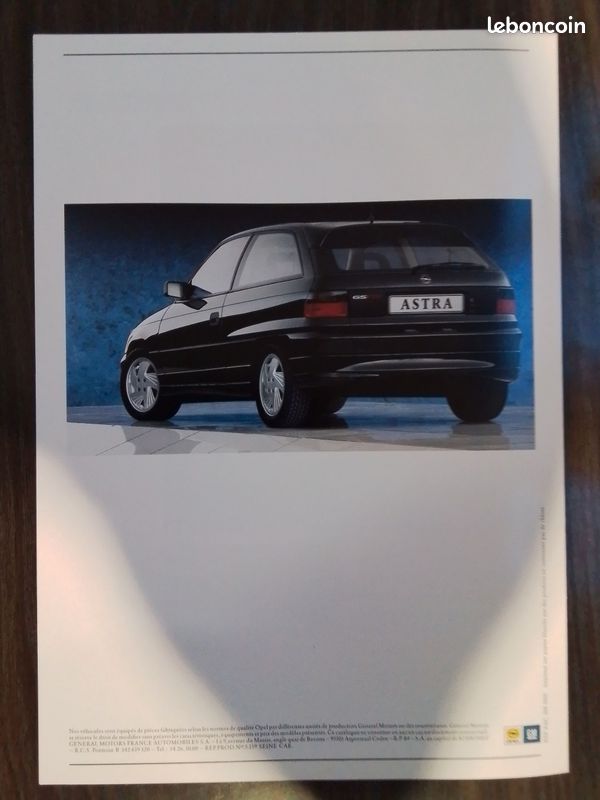Brochure commerciale Opel Astra GSI (image 3)