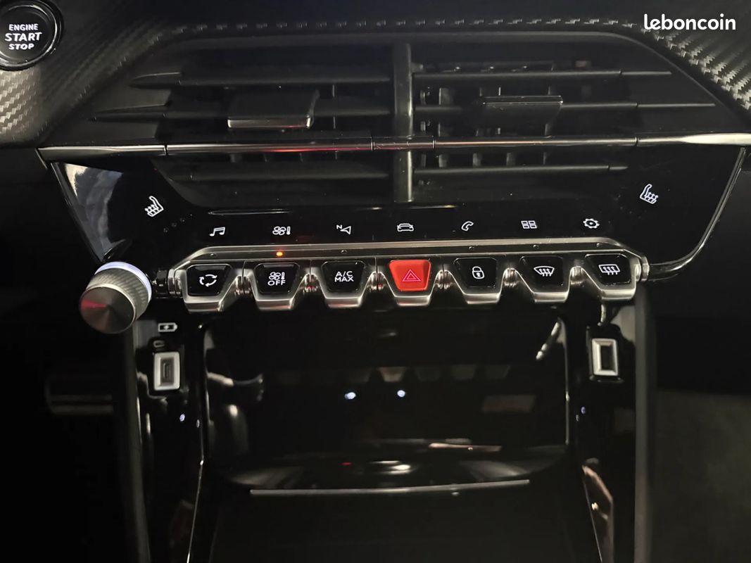 PEUGEOT 208 1.2 130ch GT - 2021 - CarPlay - Suivi complet - Boîte auto -Sièges électrique/Chauffant/Massant (image 23)