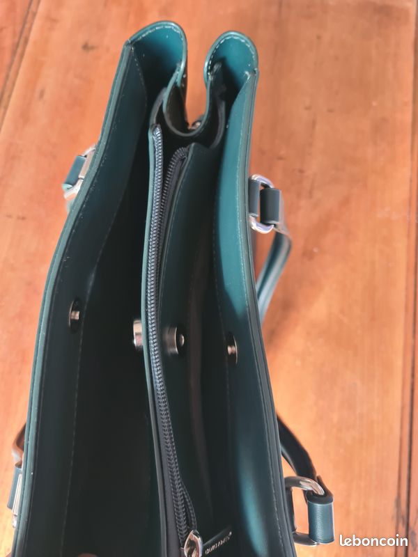 Sac à Main David Jones Taille M – Vert Bandoulière, Cuir Synthétique, Neuf