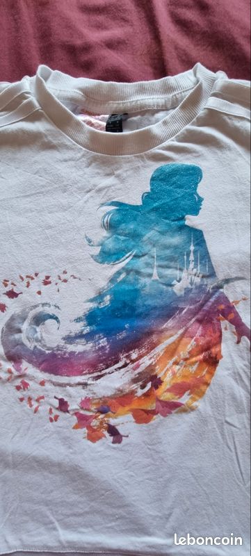 Lot 2 t-shirts Disney : clochette et Elsa (image 6)