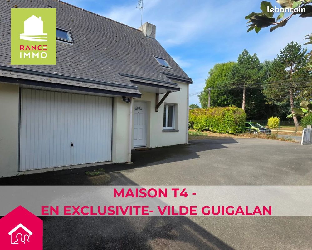 Maison 4 pièces 84 m² · à Vildé-Guingalan · 84 m² · 910 €