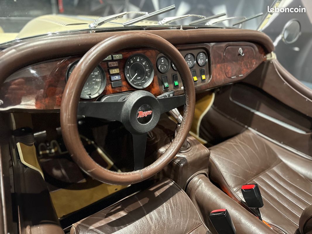 Morgan Plus 8 Cabriolet V8 3.5 193 CH BVM5 Capote Souple Sellerie Cuir Side Screens 1989 (image 6)