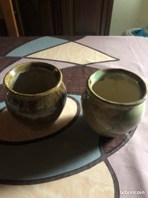 Lot de 2 pots céramique (image 1)