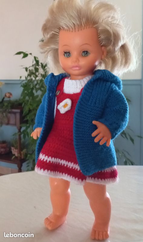 POUPÉE BELLA BELLA Cathie Yeux Verts Manteau Chaussure Toque Etc EUR 65