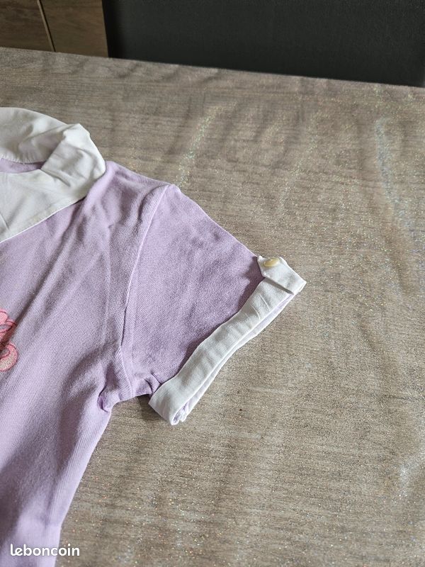 Polo manches courtes fille 12/14 ans (image 3)