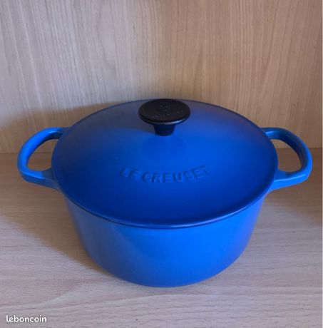 COCOTTE MARMITE 33CM fonte comme Le Creuset Feuertopf cast iron pot