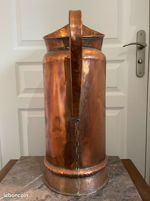 Pichet En Métal Vintage ABOOFAN - Porte-Parapluie Ou Vase Rustique Beige Pour Décoration