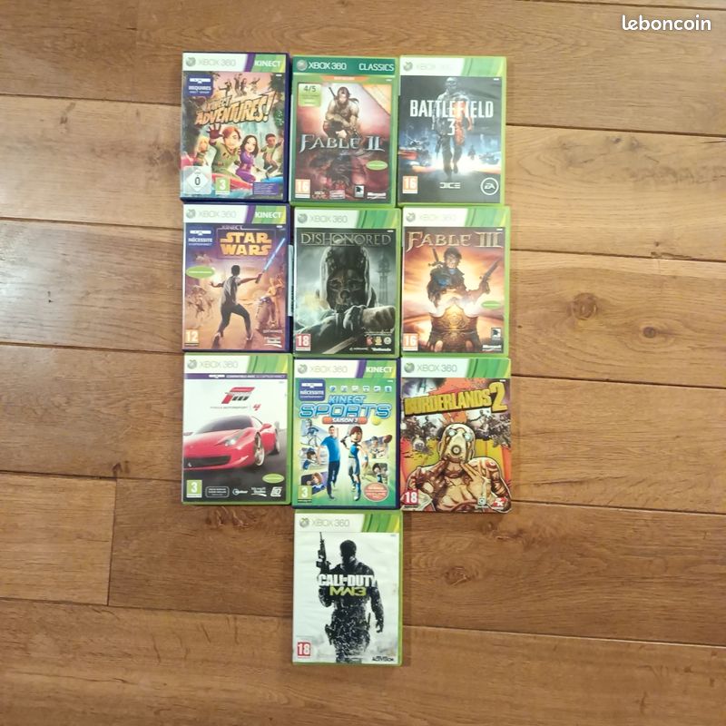 Lot De 5 Jeux Xbox 360 - Inclut Watch Dogs, Batman, Pure, Saints Row, Battlefield