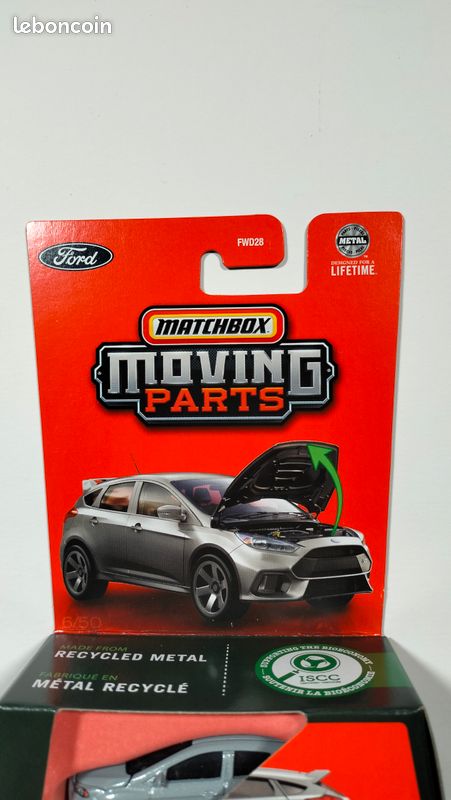 2018 Ford Focus RS Moving Parts Matchbox Jeux Jouets