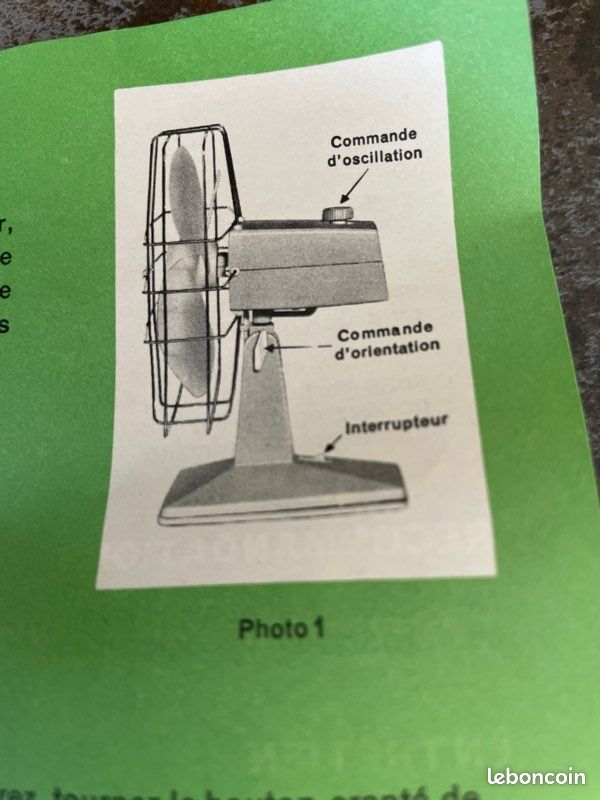Ventilateur calor modèle 85.42 orientable oscillant (image 7)