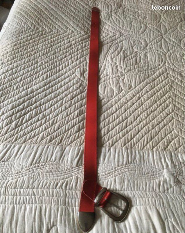 Ceinture en cuir vachette taille 80 à 85 (image 2)