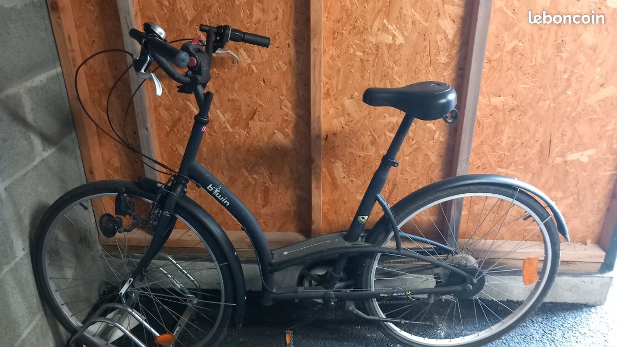 Bicyclette Velo Elops City Bike Vélo Elops City Bike M/L Avec