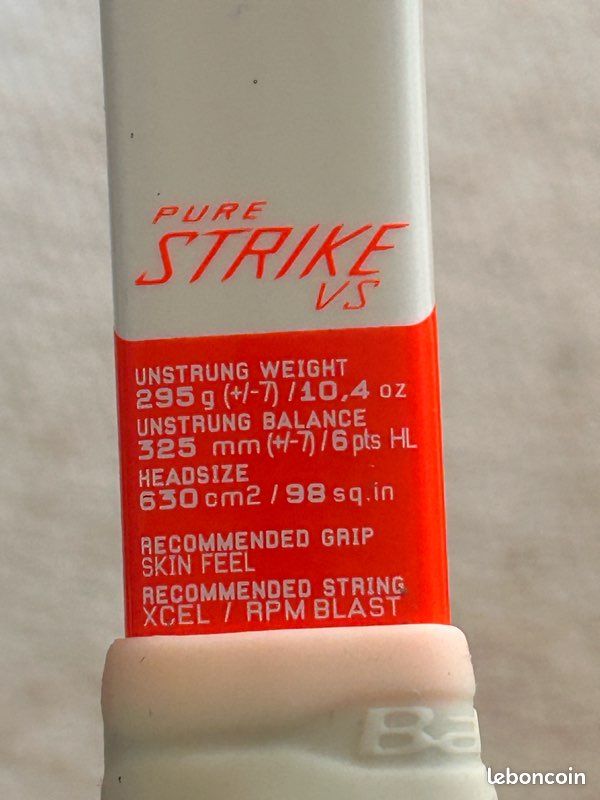 Babolat pur strike Vs 295g (image 5)