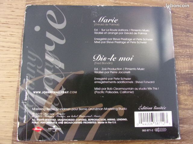 Cd johnny hallyday (image 2)
