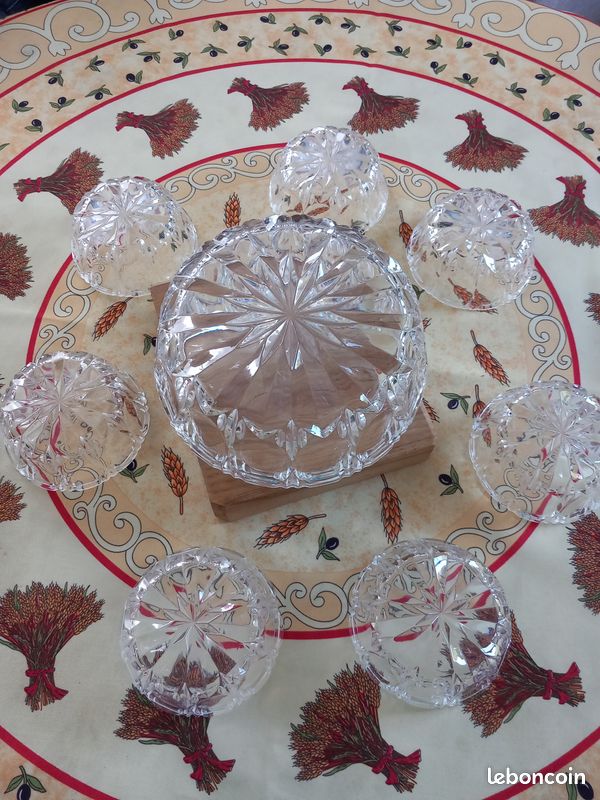 Très beau service de salade fruits en Cristal (image 8)