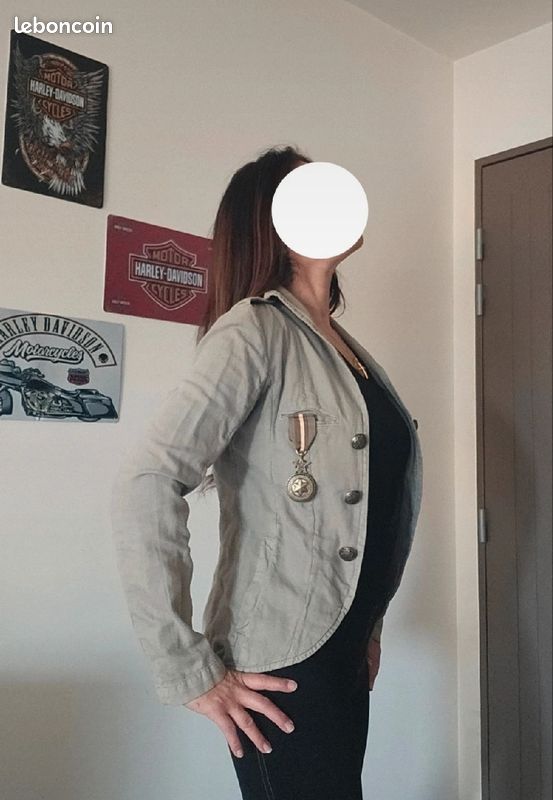 Veste Officier Blouson Militaire Femme Kalinga Ashok Veste Homme