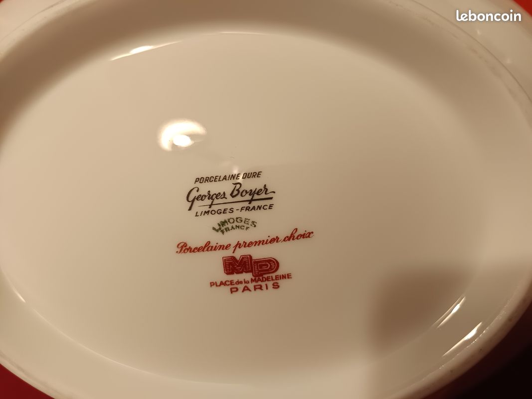 Service de table en porcelaine de Limoges (image 2)