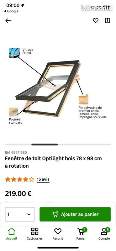 Fenêtre de toit (image 2)