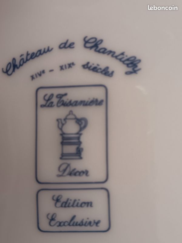Assiette décorative, Chateau de CHANTILLY (image 2)