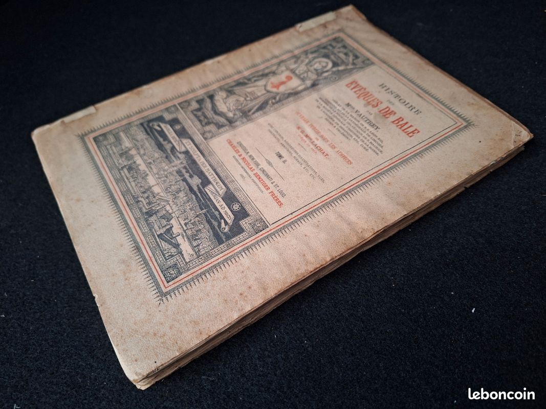 Histoire des évêques de Bâle de Mgr Vautrey volume 2 (image 4)