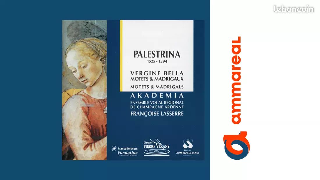 Vergine Bella (Motets & Madrigaux / Motets & Madrigals) - Akademia-Ensemble Vocal Champagne & Ard... (image 1)
