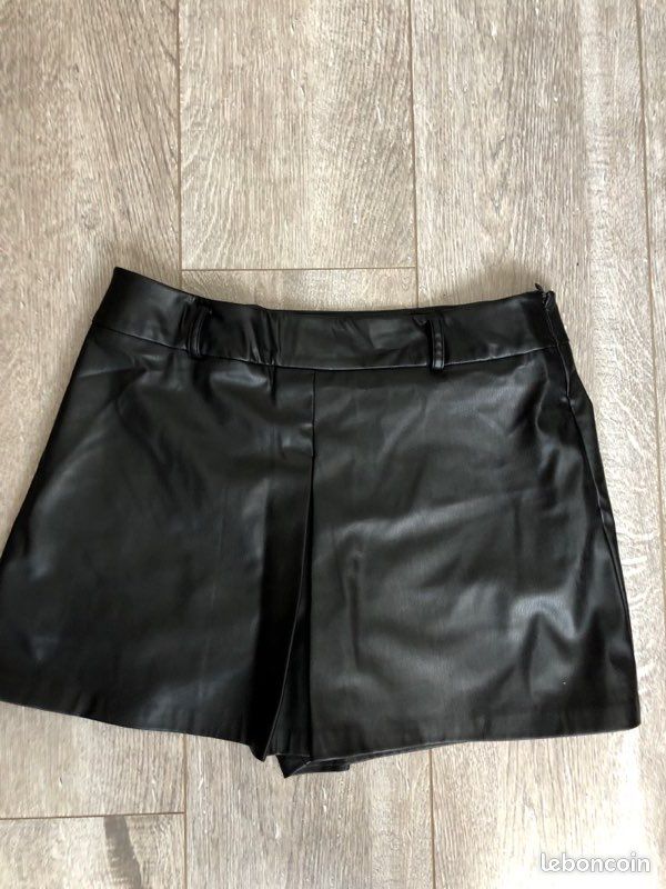 Mini Suv Jupe Faux Cuir Zara Jupe Short Zara Simili Cuir Noir