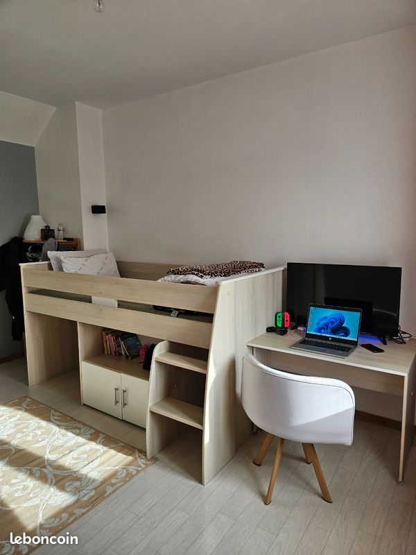 Lit combiné avec bureau (image 3)