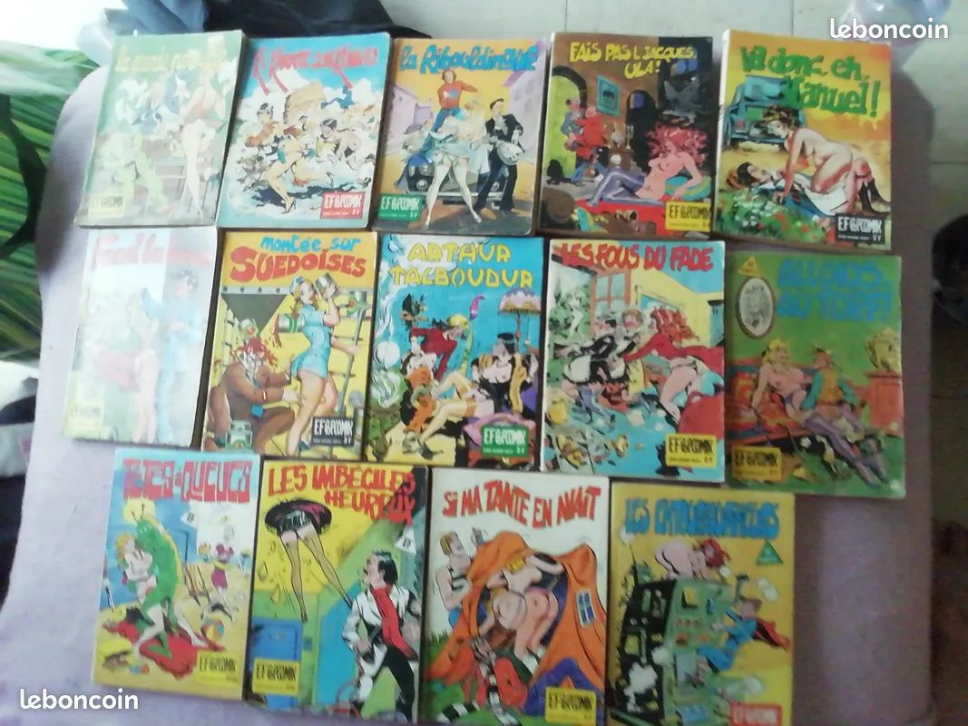 EF POPCOMIX bd pf ancienne année 70 style bidasses cornards sam bot prolo -  Livres