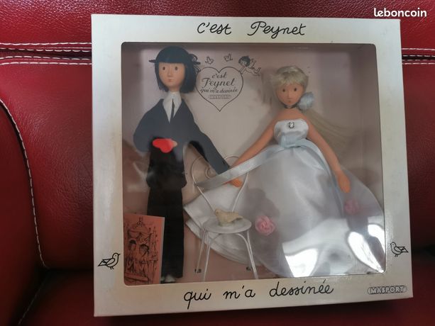 Poupées De Collection Les Mariés De Peynet – Originales Années 60, 20 Cm